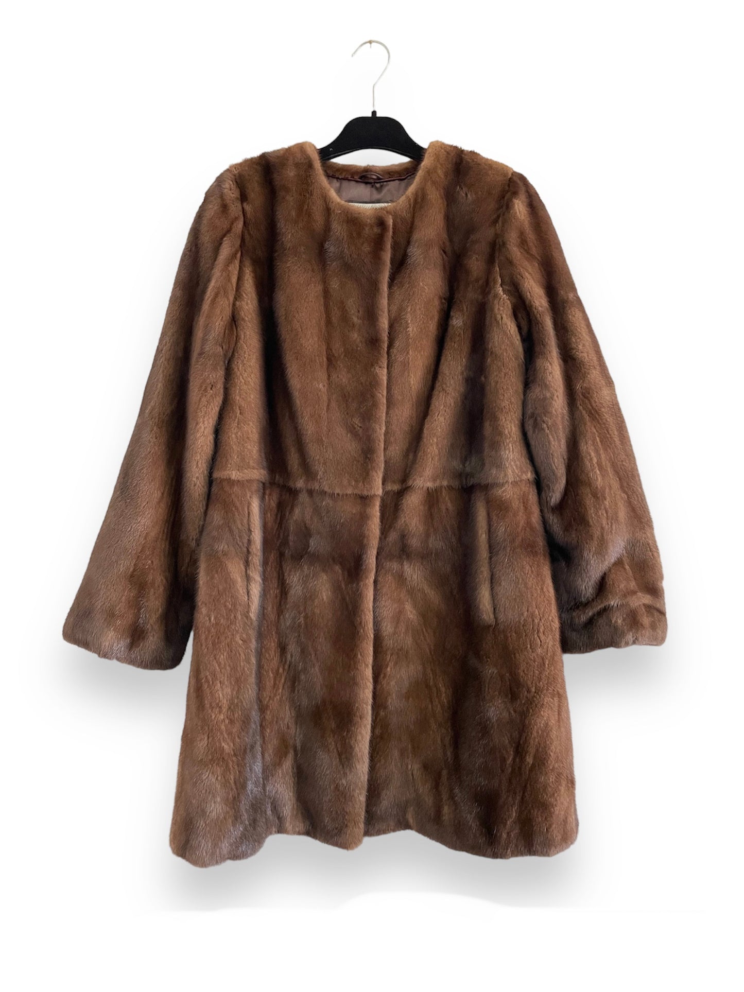 Fourrure de vison Max&Moi marron foncé taille 36 FR.