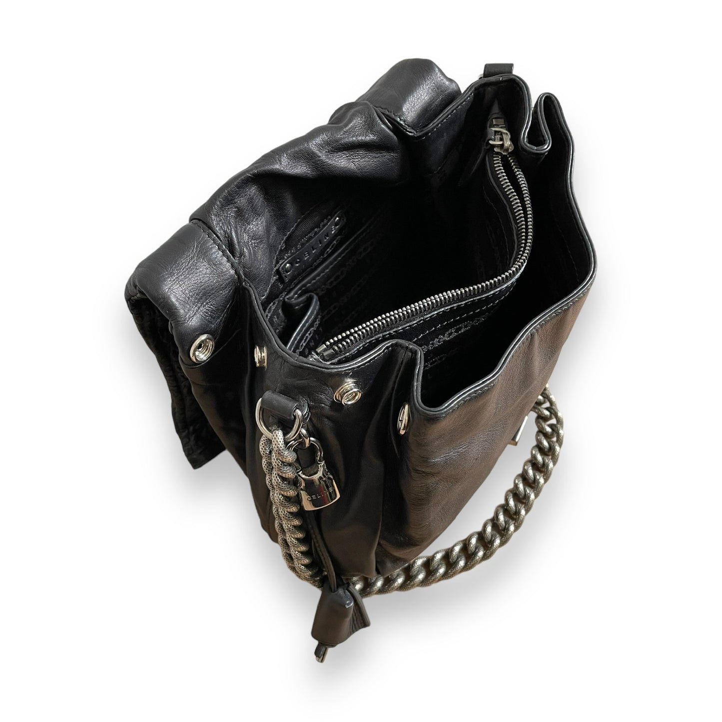 Sac Céline Watch Me Work en cuir noir