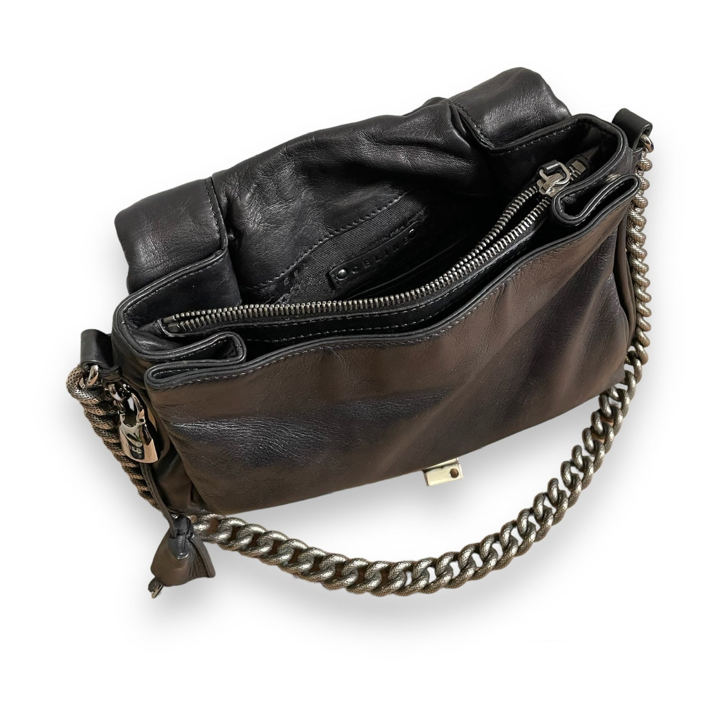 Sac Céline Watch Me Work en cuir noir