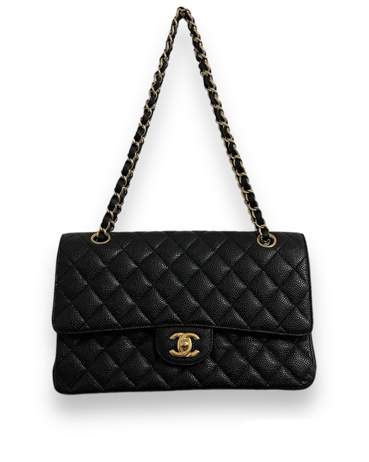 Sac Chanel Timeless en cuir grainé caviar