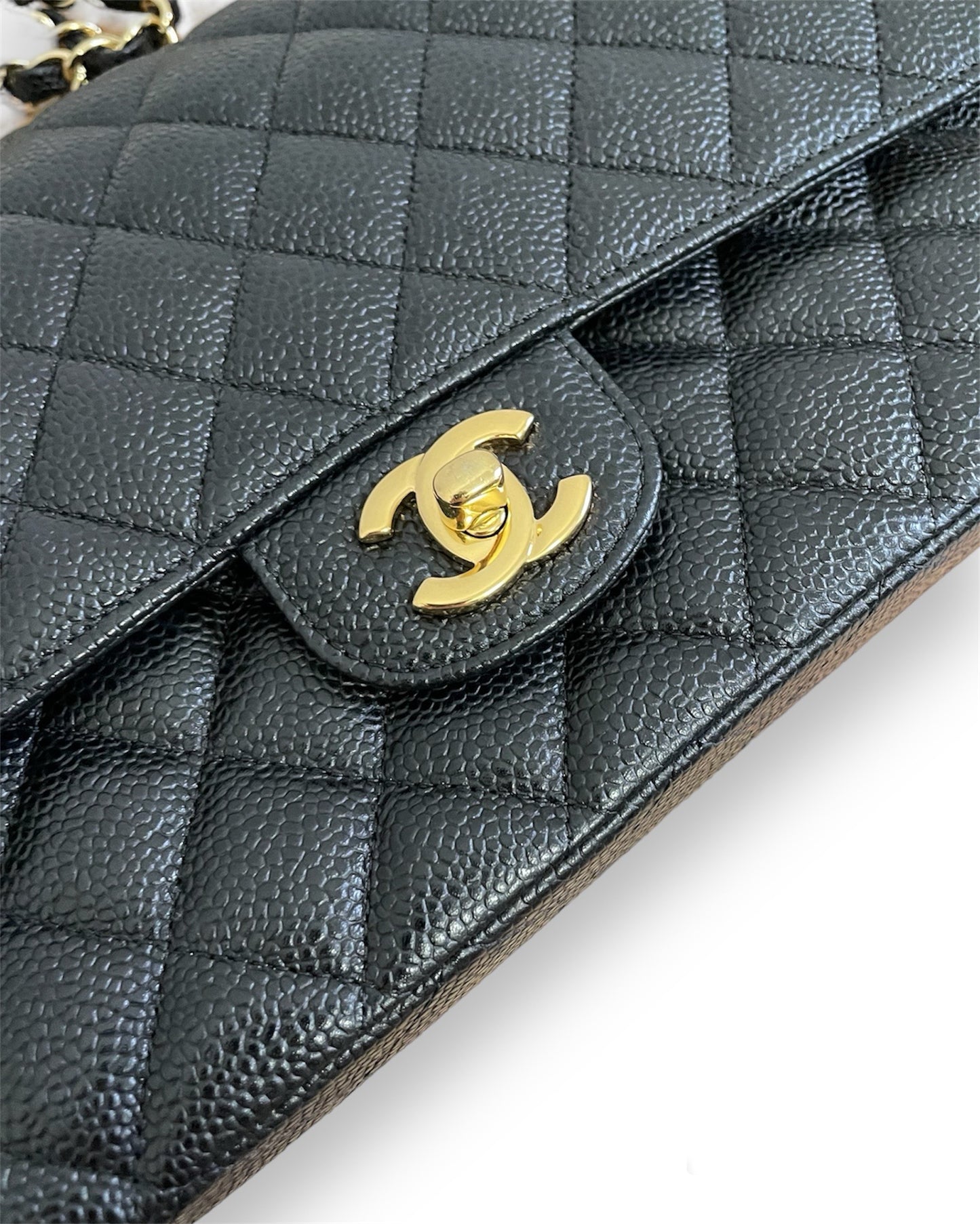 Sac Chanel Timeless en cuir grainé caviar