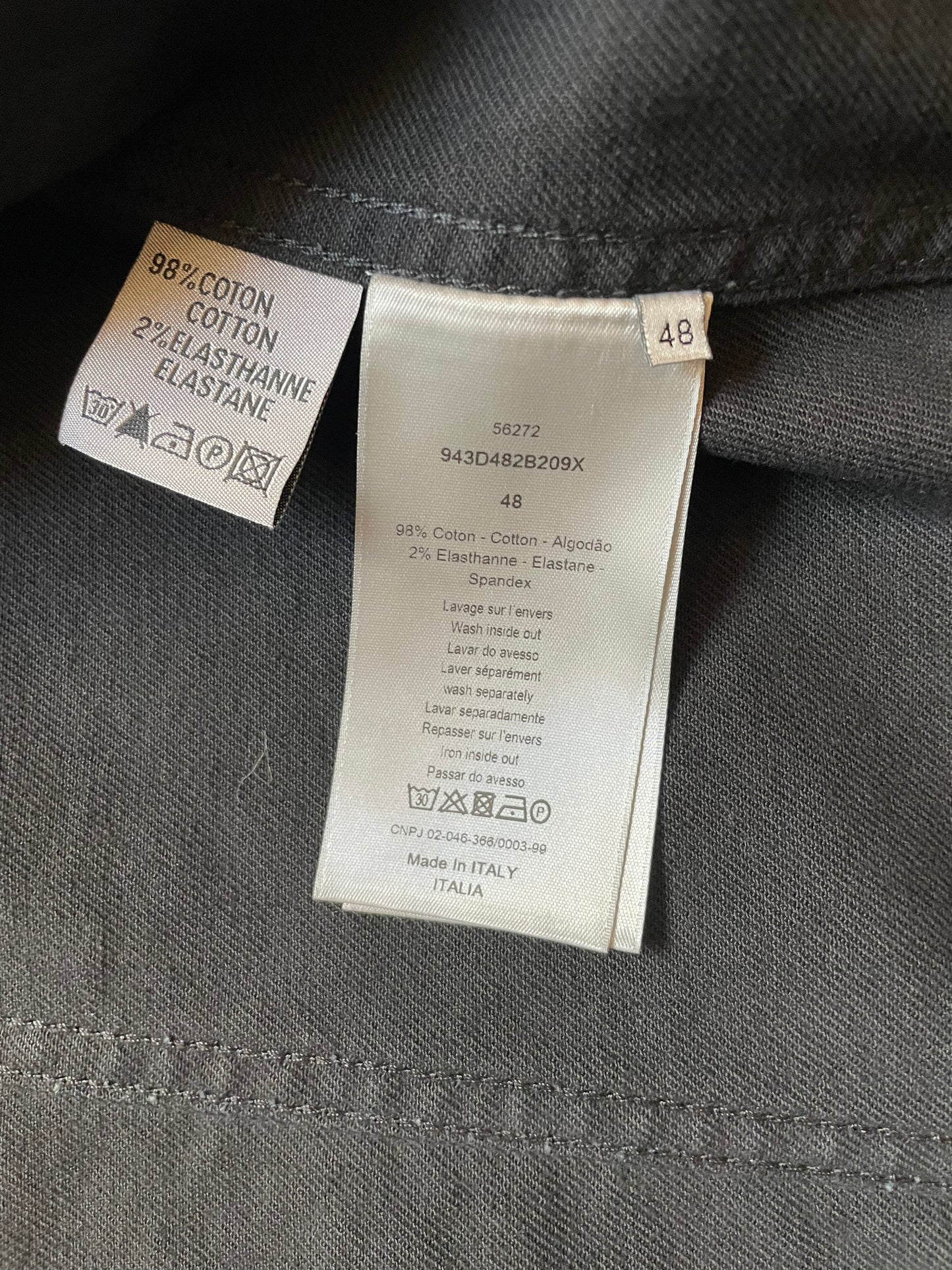 Veste Dior x Raymond Pettibon en denim