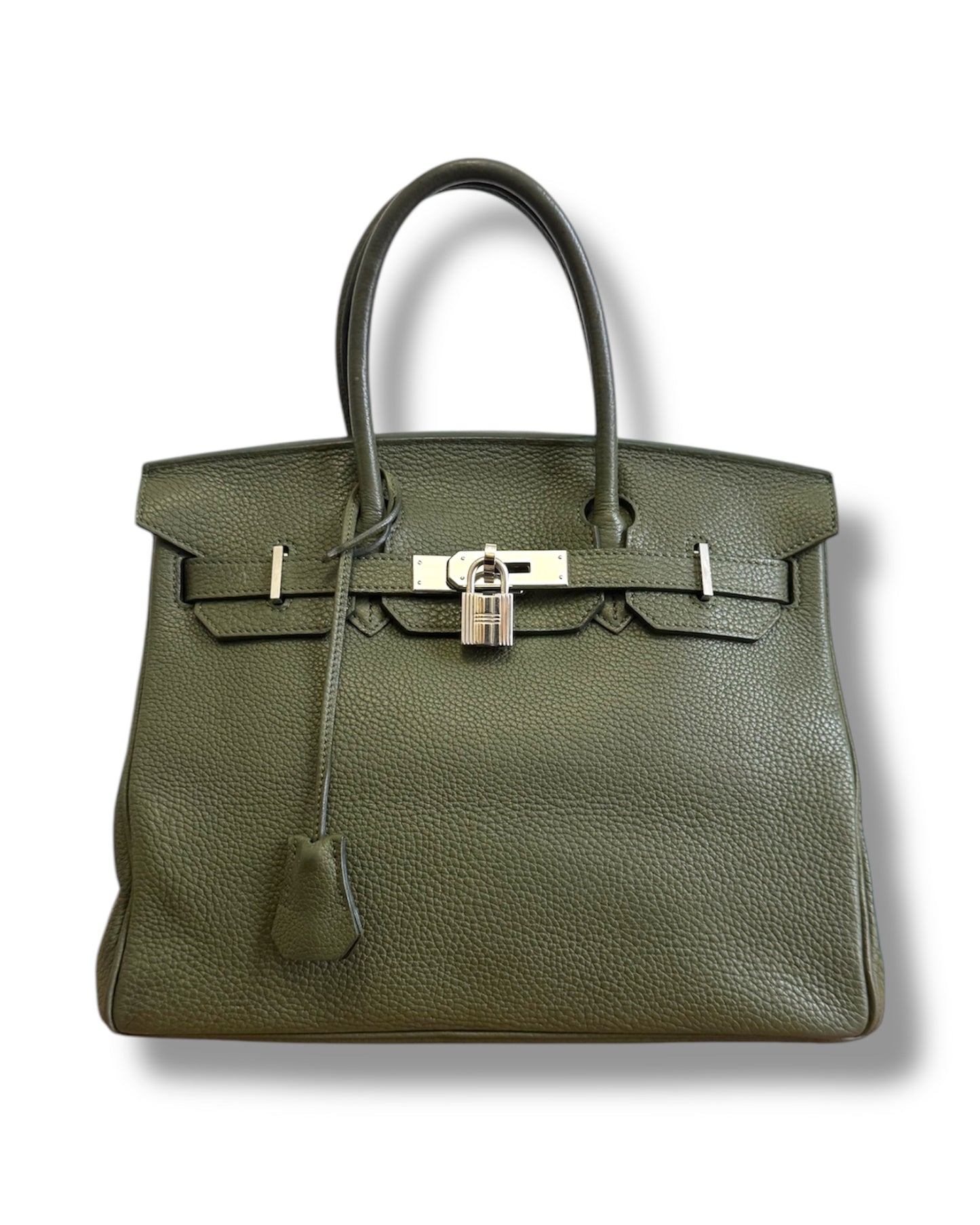 Sac Hermès Birkin 30 cuir togo kaki