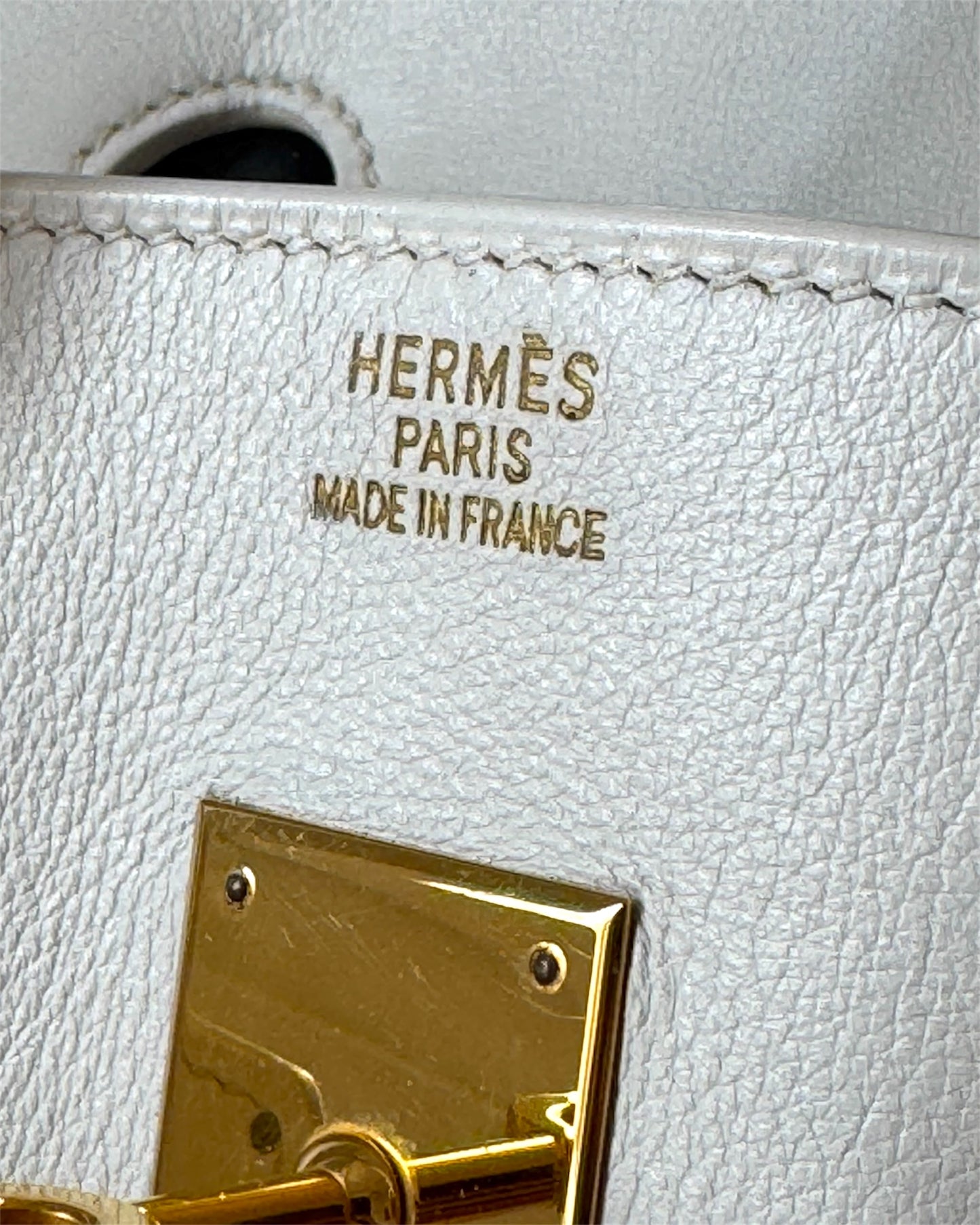 Sac Hermès Birkin 35 cuir blanc