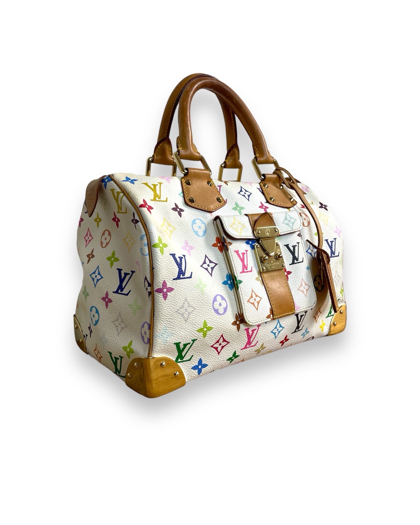 Sac speedy 30 Louis Vuitton x Takashi Murakami multicolore