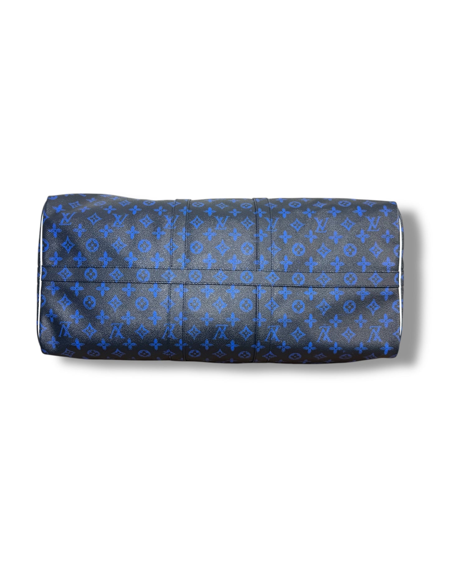Sac Louis Vuitton Keepall 55 monogram bleu