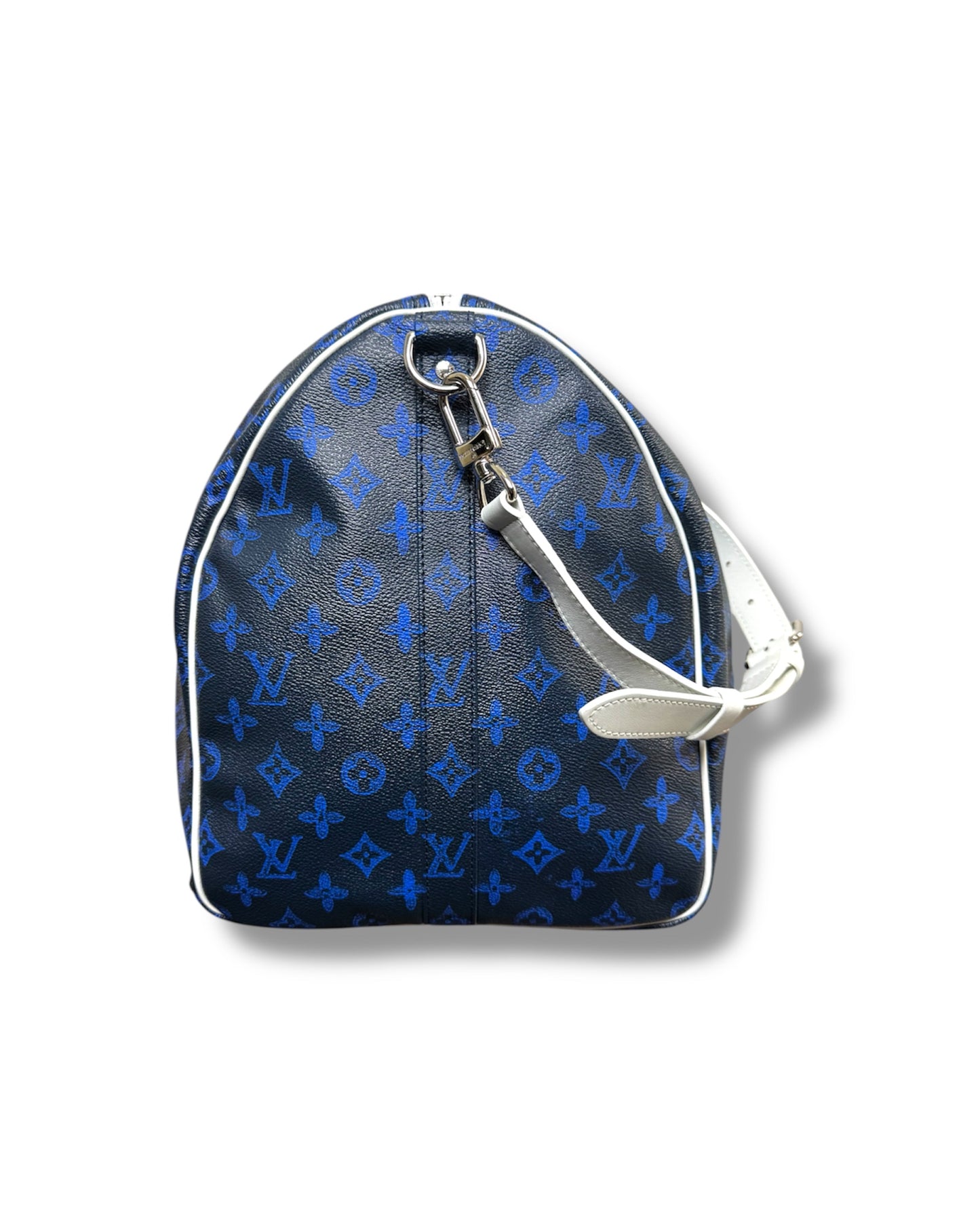 Sac Louis Vuitton Keepall 55 monogram bleu