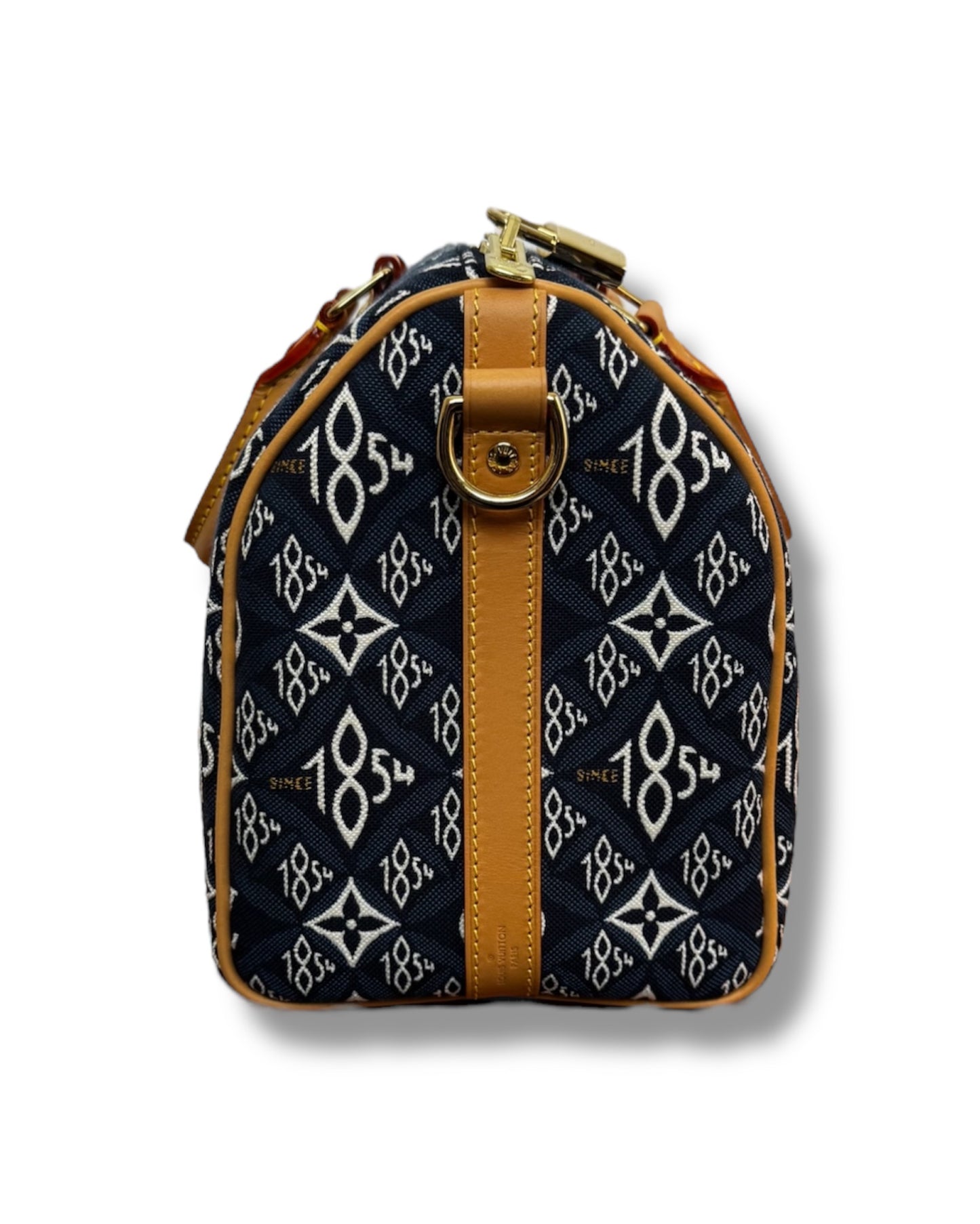 Sac Louis Vuitton Speedy 25 jacquard denim bleu