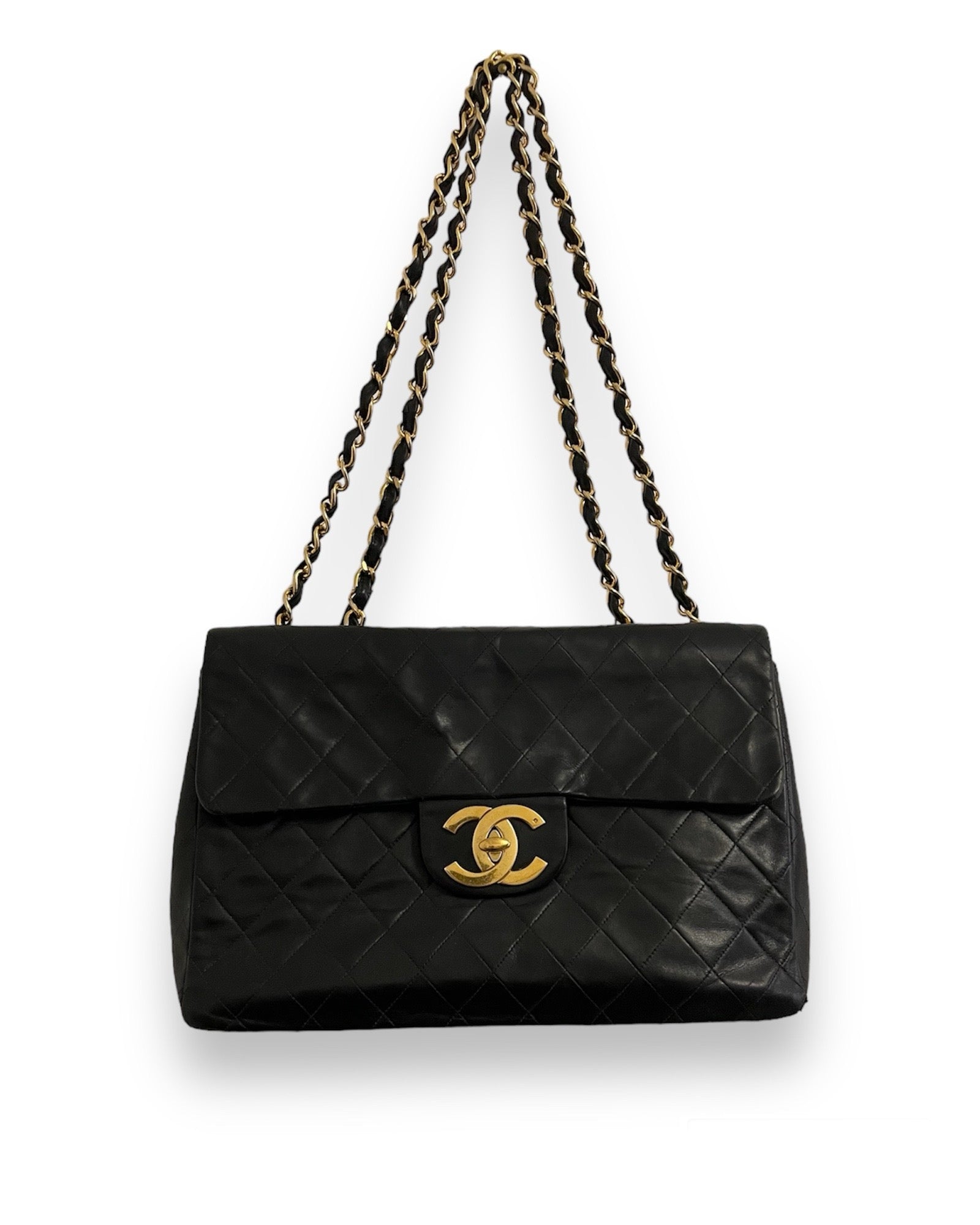 Sac Noir Sac Chanel Cuir Matelassé Sac Chanel Timeless Maxi Jumbo