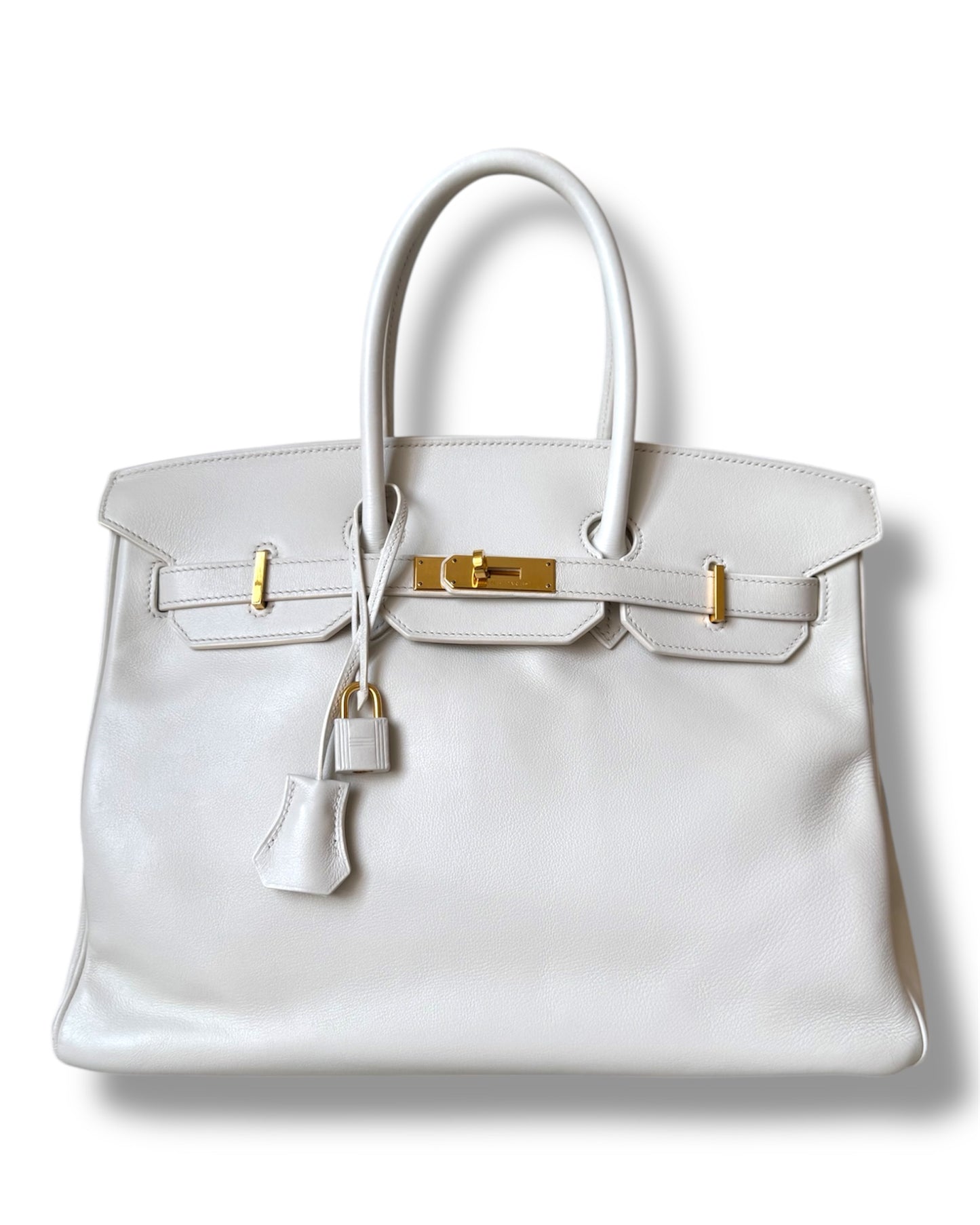Sac Hermès Birkin 35 cuir blanc