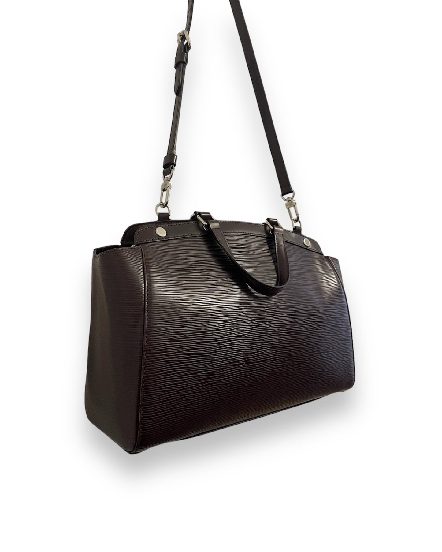 Sac Louis Vuitton Brea en cui Épi bordeaux