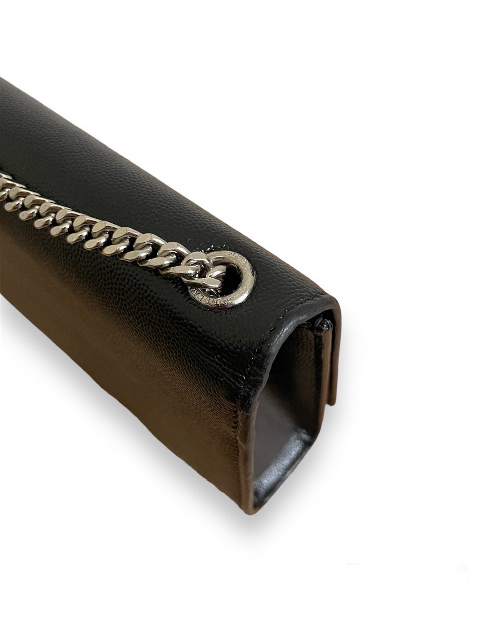 Sac Saint Laurent Kate small en cuir noir