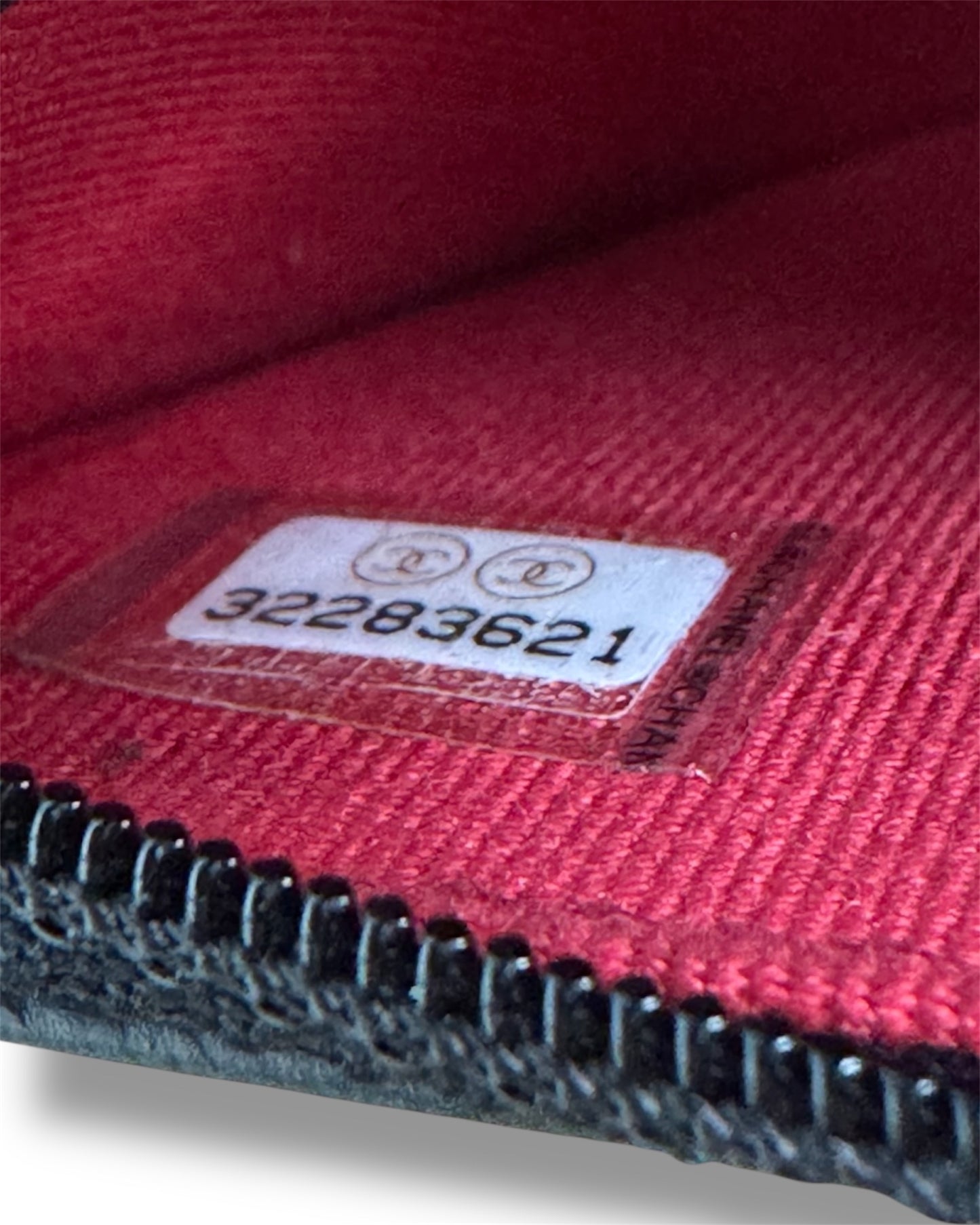 Sac Chanel Wallet on chain en cuir noir