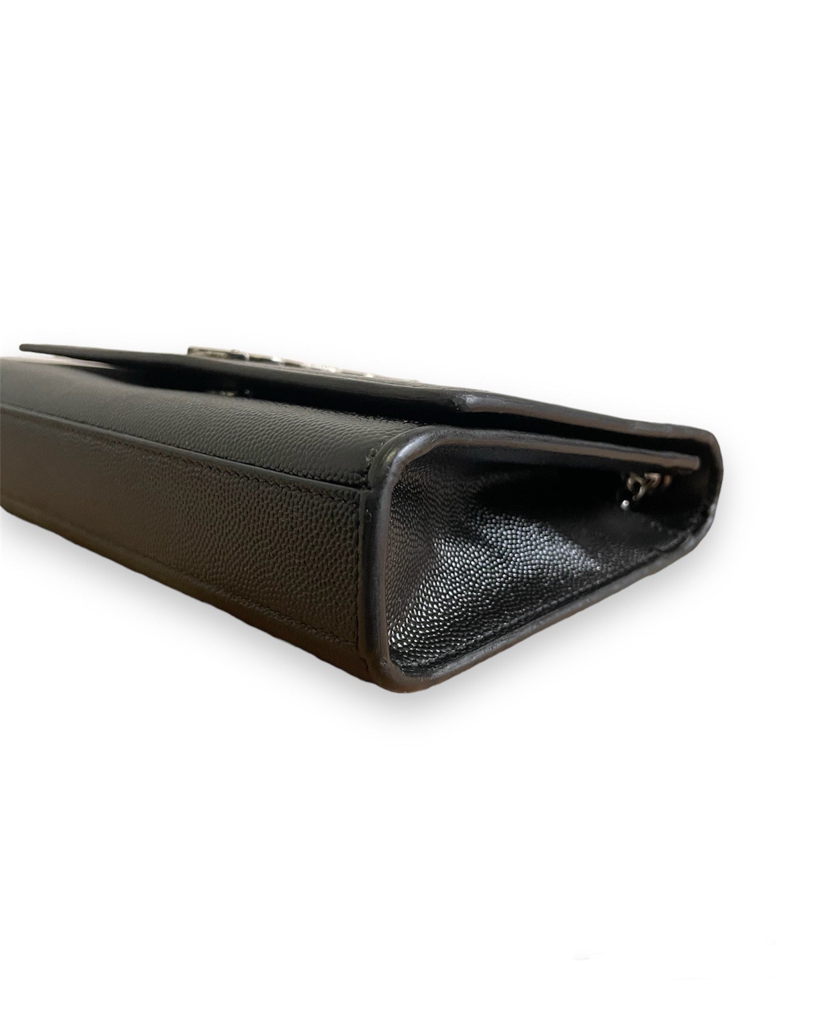 Sac Saint Laurent Kate small en cuir noir