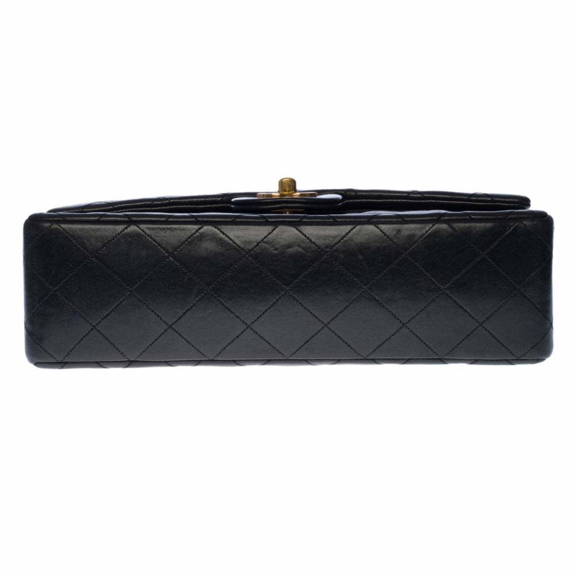 Sac Vintage Chanel Timeless Medium 25 cuir noir