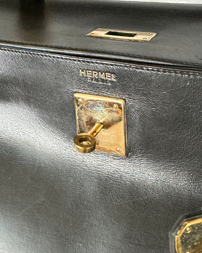 Sac Hermès Kelly 32 box noir