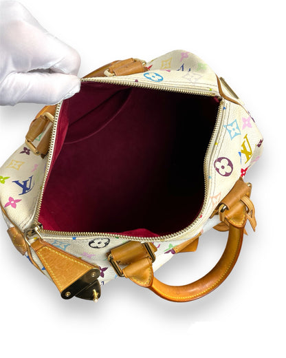 Sac speedy 30 Louis Vuitton x Takashi Murakami multicolore