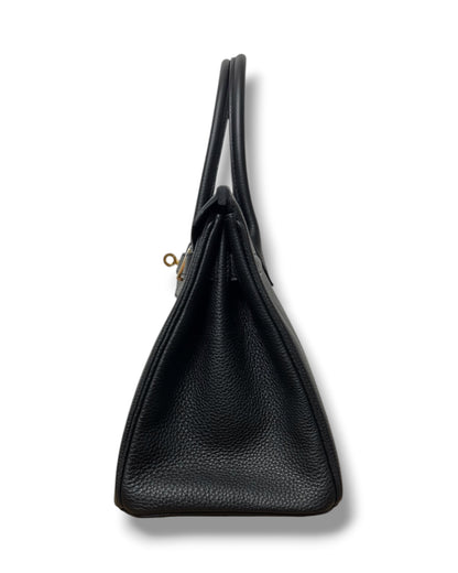 Sac Hermès Birkin 30 cuir togo noir