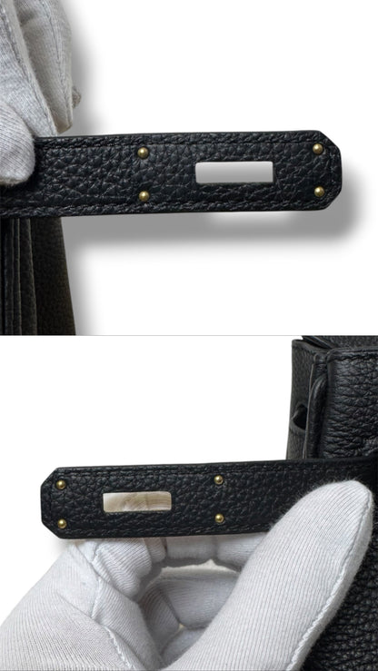 Sac Hermès Birkin 30 cuir togo noir