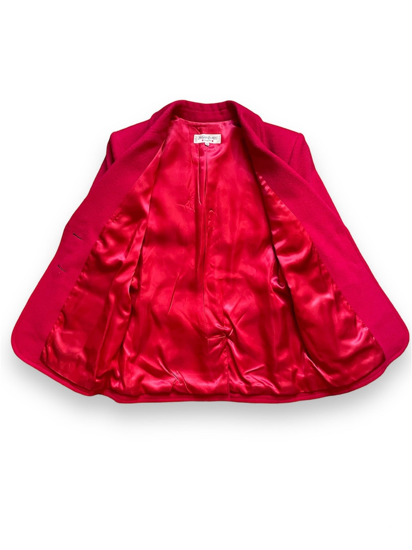 Veste de blazer Yves Saint Laurent rose taille 34 FR.
