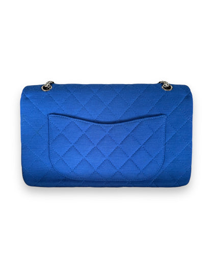 Sac Chanel 2.55 en jersey bleu