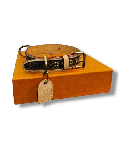 Ensemble collier et laisse Louis Vuitton Toile Monogram