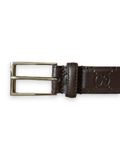 Ceinture Gucci signature avec détail GG