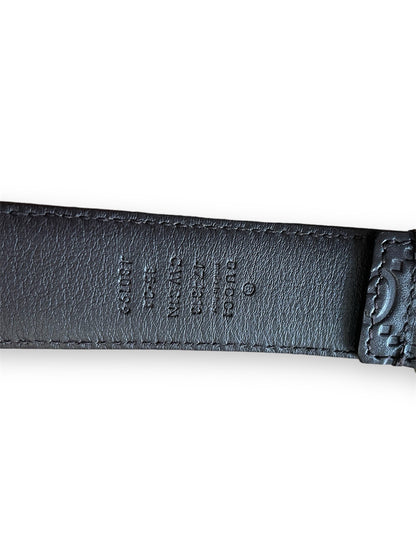 Ceinture Gucci signature avec détail GG