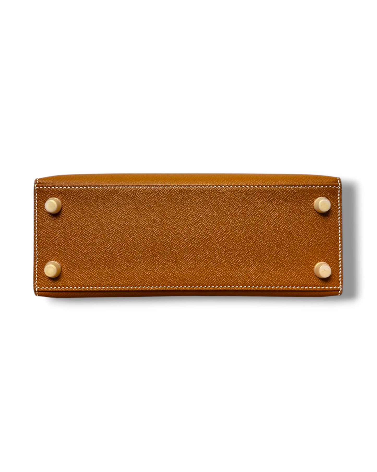 Sac Hermès Kelly 25 sellier cuir epsom gold