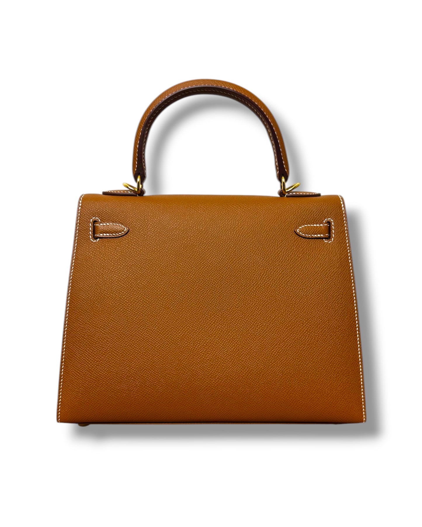 Sac Hermès Kelly 25 sellier cuir epsom gold