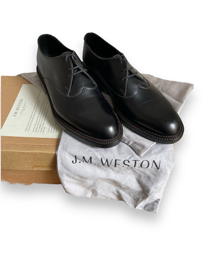 Derby JM Weston en cuir noir