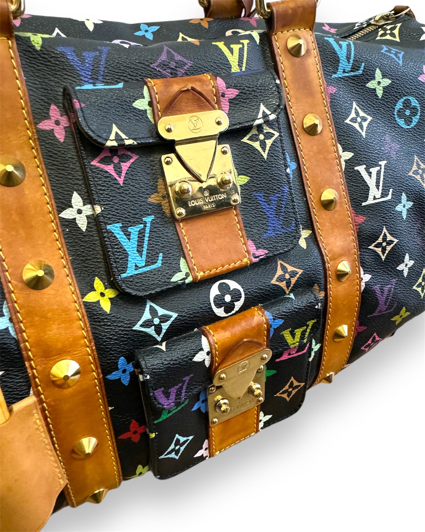 Sac Louis Vuitton x Takashi Murakami keepall