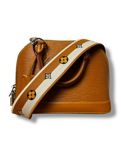 Sac Louis Vuitton Alma BB cuir épi miel