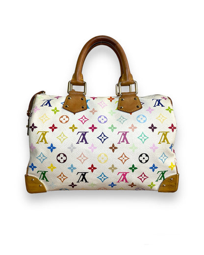 Sac speedy 30 Louis Vuitton x Takashi Murakami multicolore