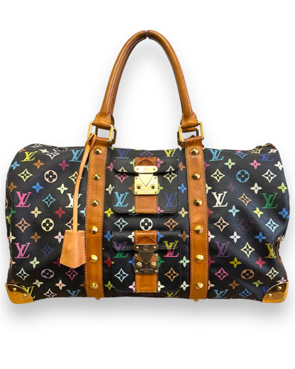 Sac Louis Vuitton x Takashi Murakami keepall