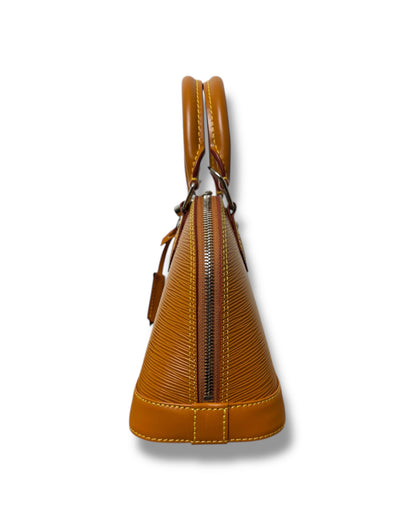 Sac Louis Vuitton Alma BB cuir épi miel