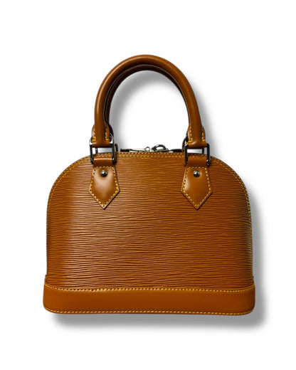 Sac Louis Vuitton Alma BB cuir épi miel
