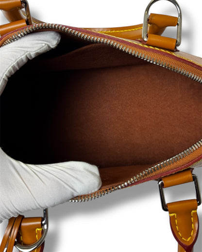 Sac Louis Vuitton Alma BB cuir épi miel