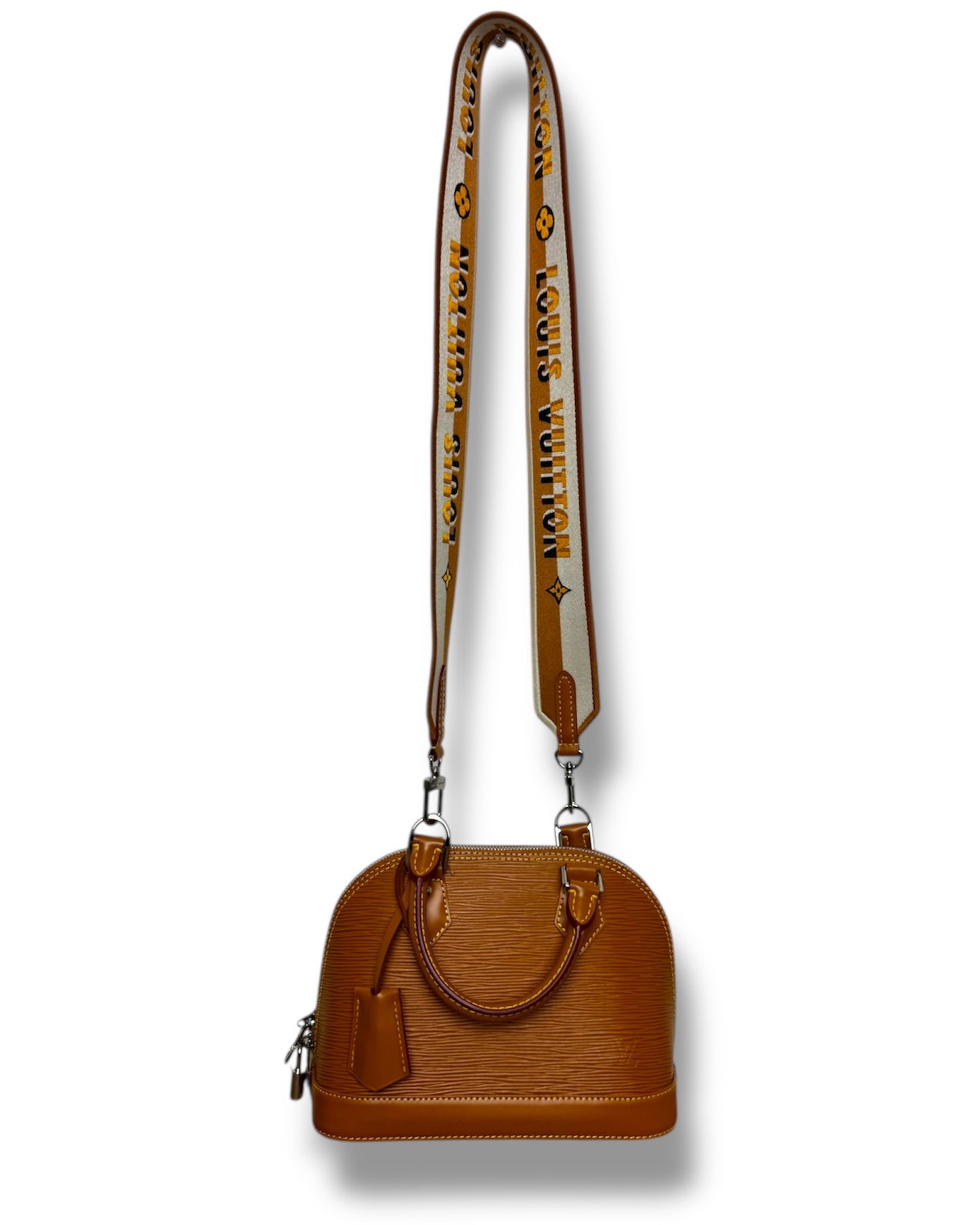 Sac Louis Vuitton Alma BB cuir épi miel