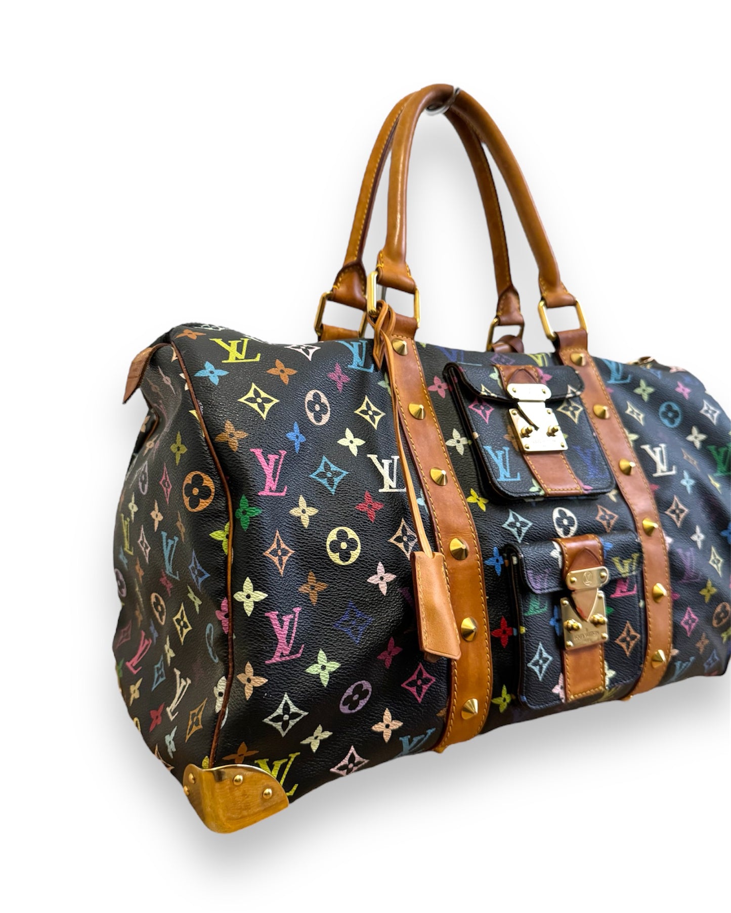 Sac Louis Vuitton x Takashi Murakami keepall