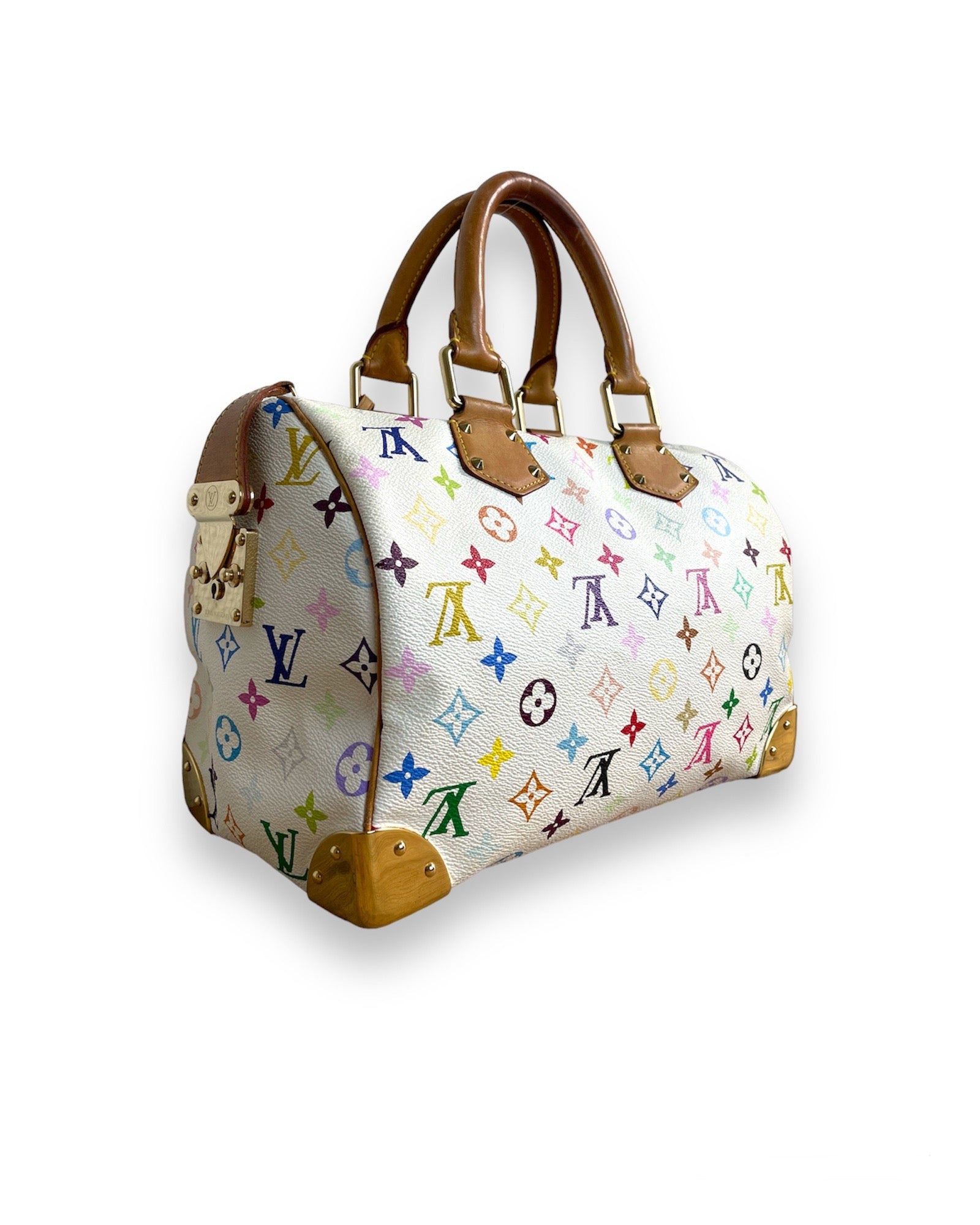 Sac speedy 30 Louis Vuitton x Takashi Murakami multicolore