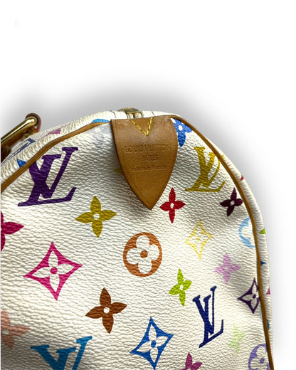 Sac speedy 30 Louis Vuitton x Takashi Murakami multicolore