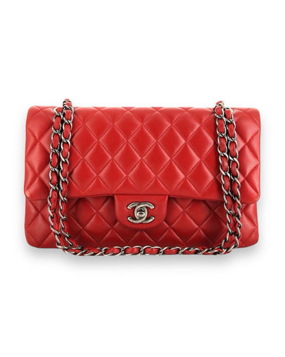 Sac Chanel Timeless Medium 25 cuir rouge