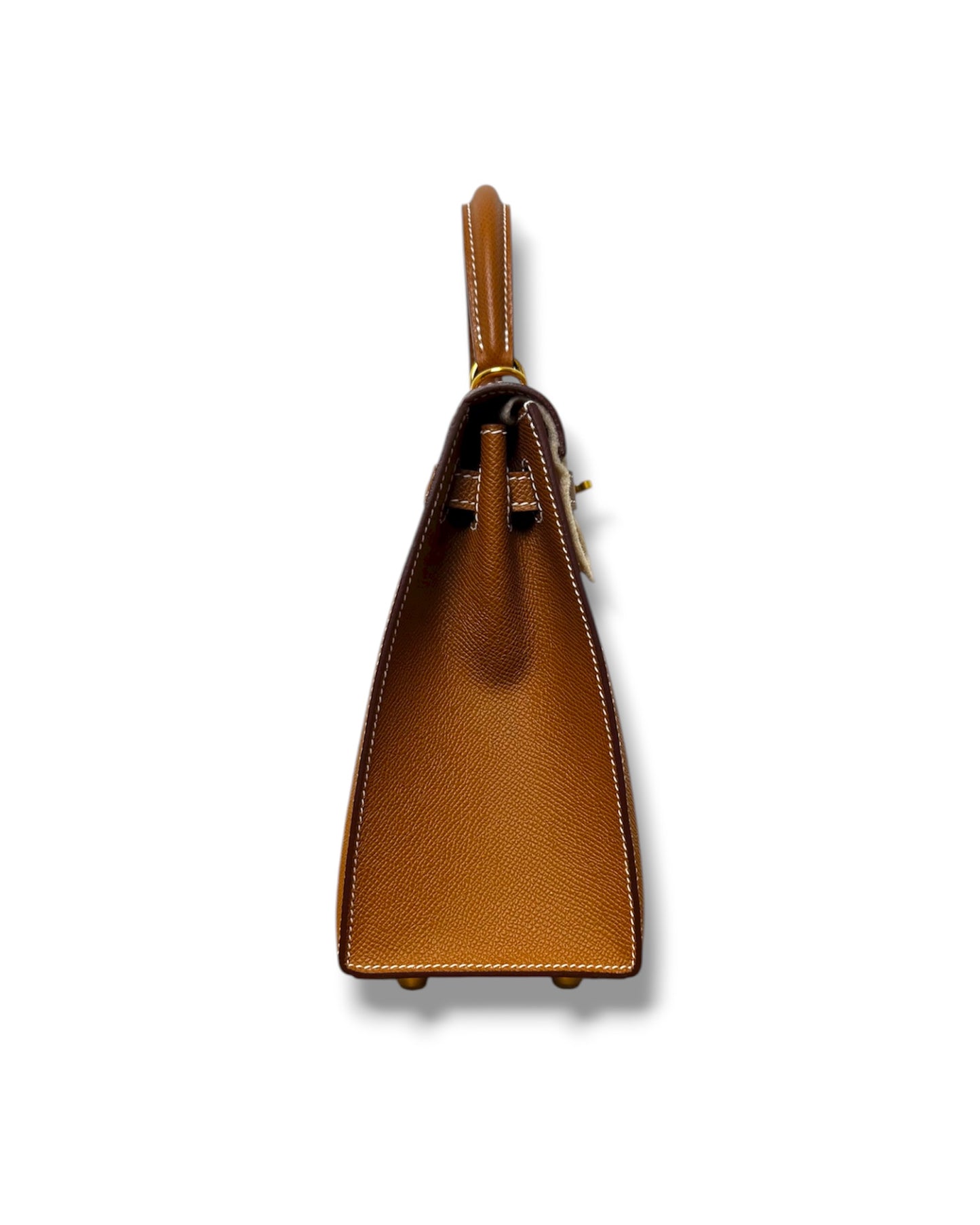 Sac Hermès Kelly 25 sellier cuir epsom gold