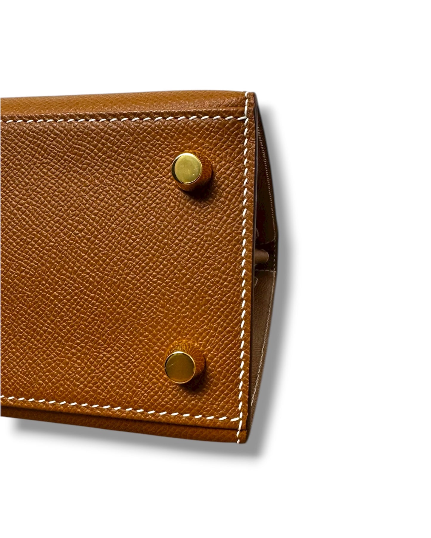 Sac Hermès Kelly 25 sellier cuir epsom gold