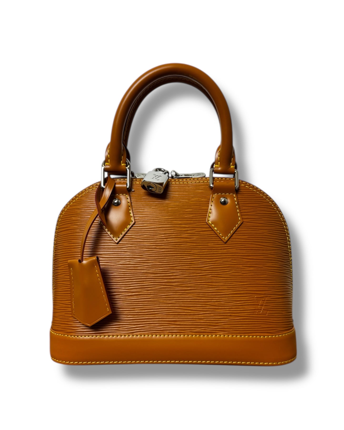 Sac Louis Vuitton Alma BB cuir épi miel