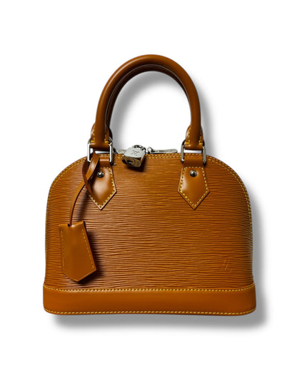 Sac Louis Vuitton Alma BB cuir épi miel