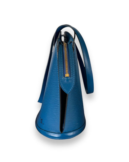 Sac Louis Vuitton Saint-Jacques cuir épi bleu