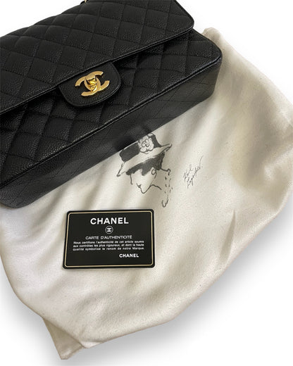 Sac Chanel Timeless en cuir grainé caviar