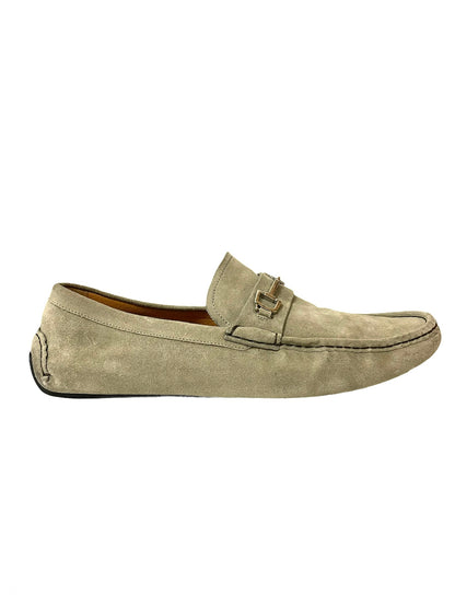 Mocassins Gucci beige, taille 45, 100 % cuir.